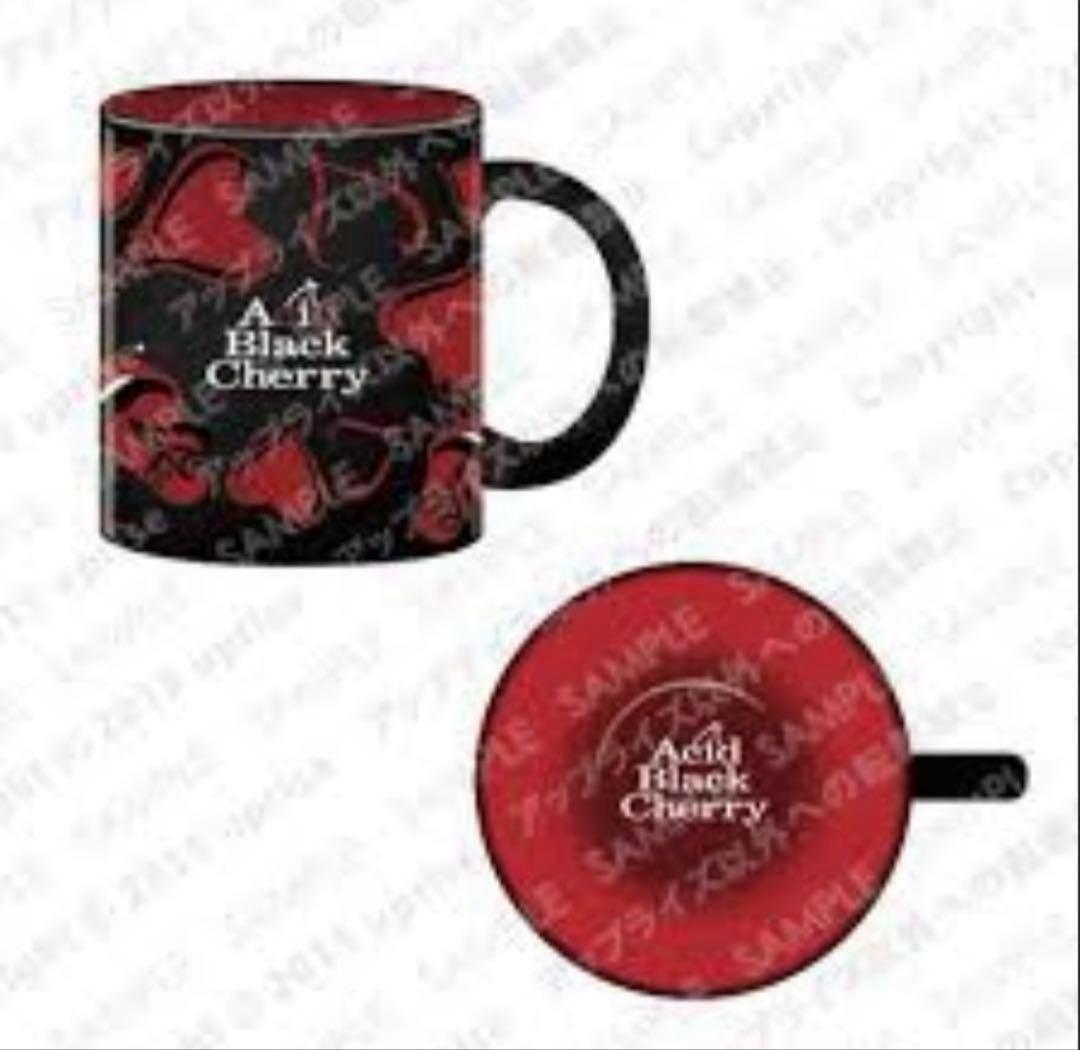 Acid Black Cherry ⑥カップ&ソーサー　ミニタオル、バッグ付