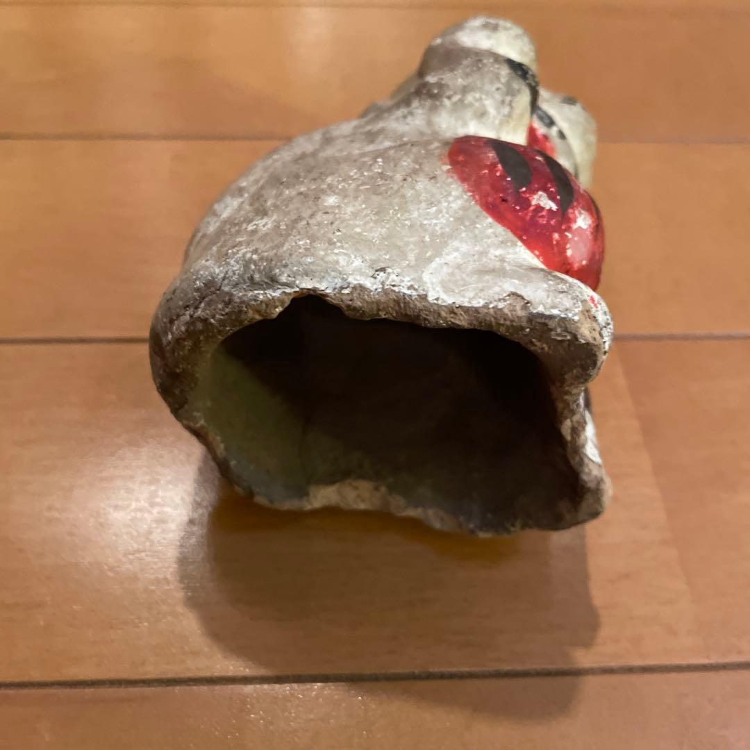 土人形　花巻人形　花巻土人形　猫　招き猫　江戸期