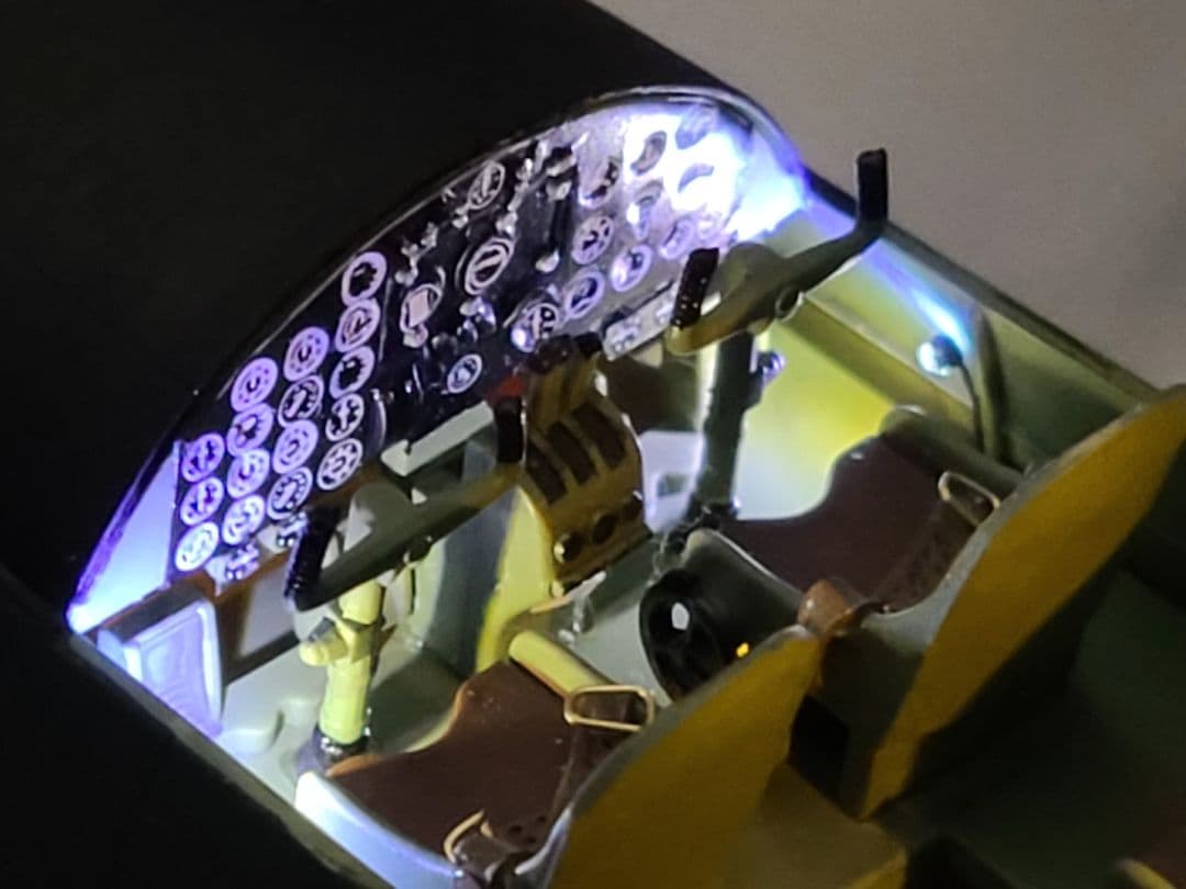 一式陸上攻撃機 山本五十六搭乗機 リアルモーターライズ LED仕様 完成品