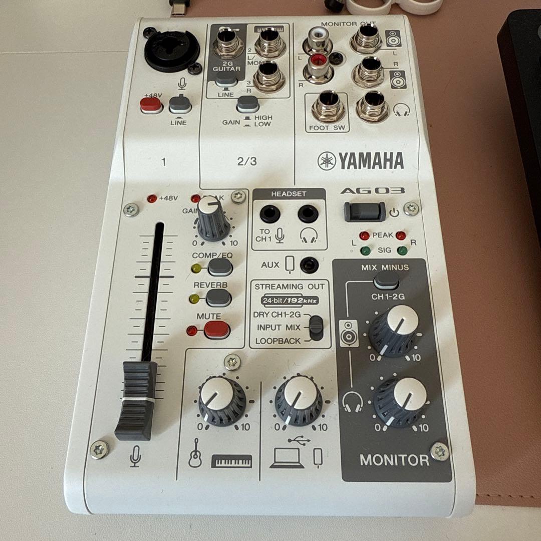 yamaha ag03mk2 オーディオインターフェース