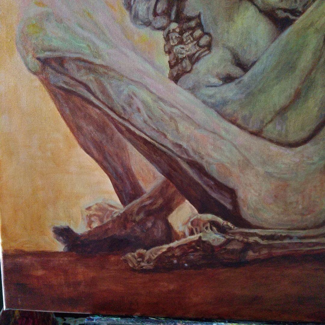 ベクシンスキー 模写 油彩画 25号 F25 油絵