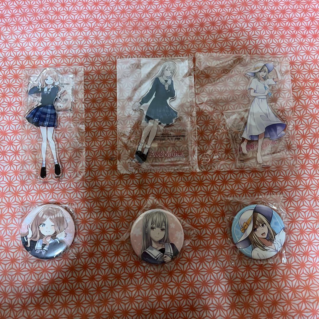 BanG Dream アクリルスタンド　缶バッジセット