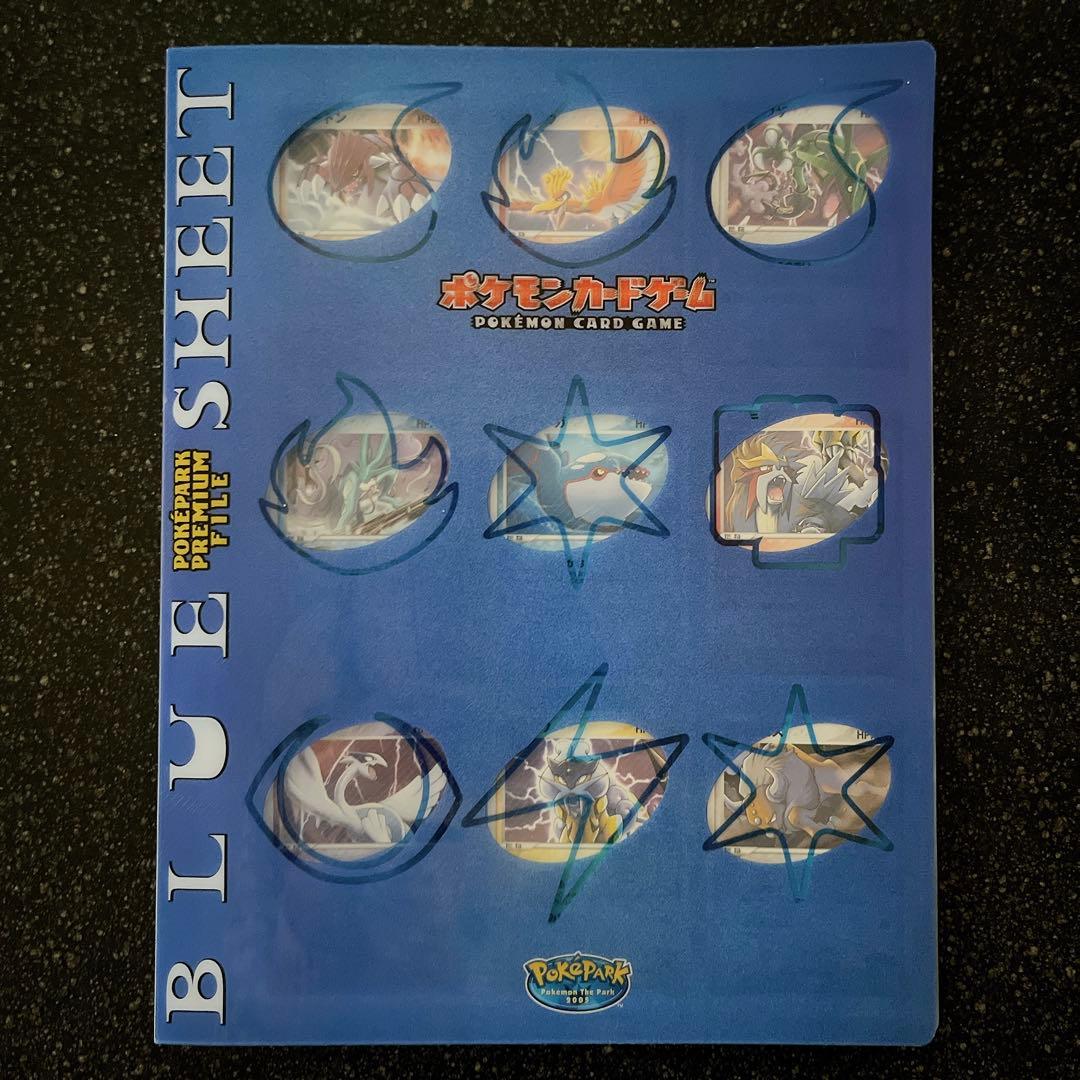 【希少】ポケモンカード　ポケパークプレミアムファイル　ブルーシート