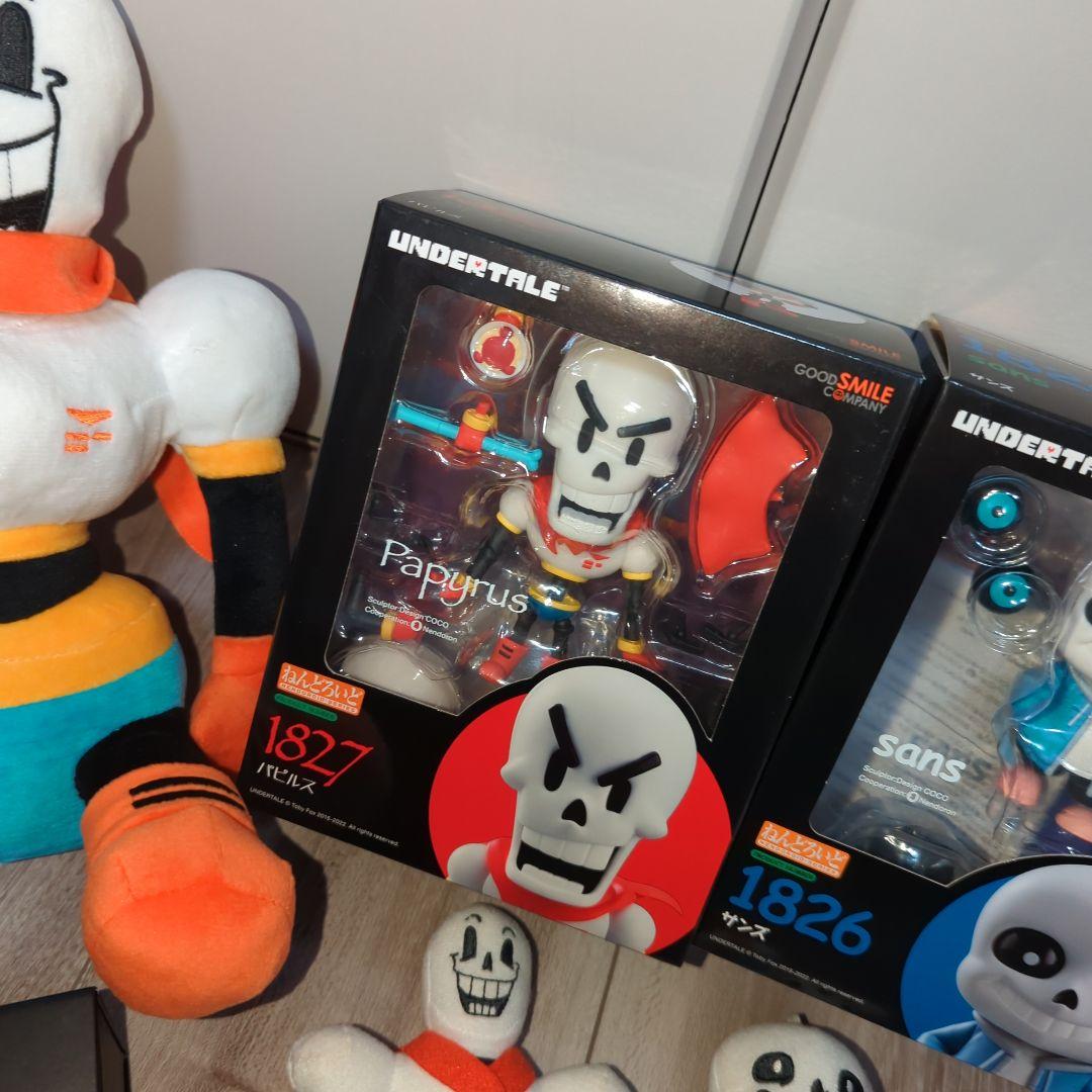 undertale　サンズ　パピルス　フィギュア　ぬいぐるみ　アクスタ　14点