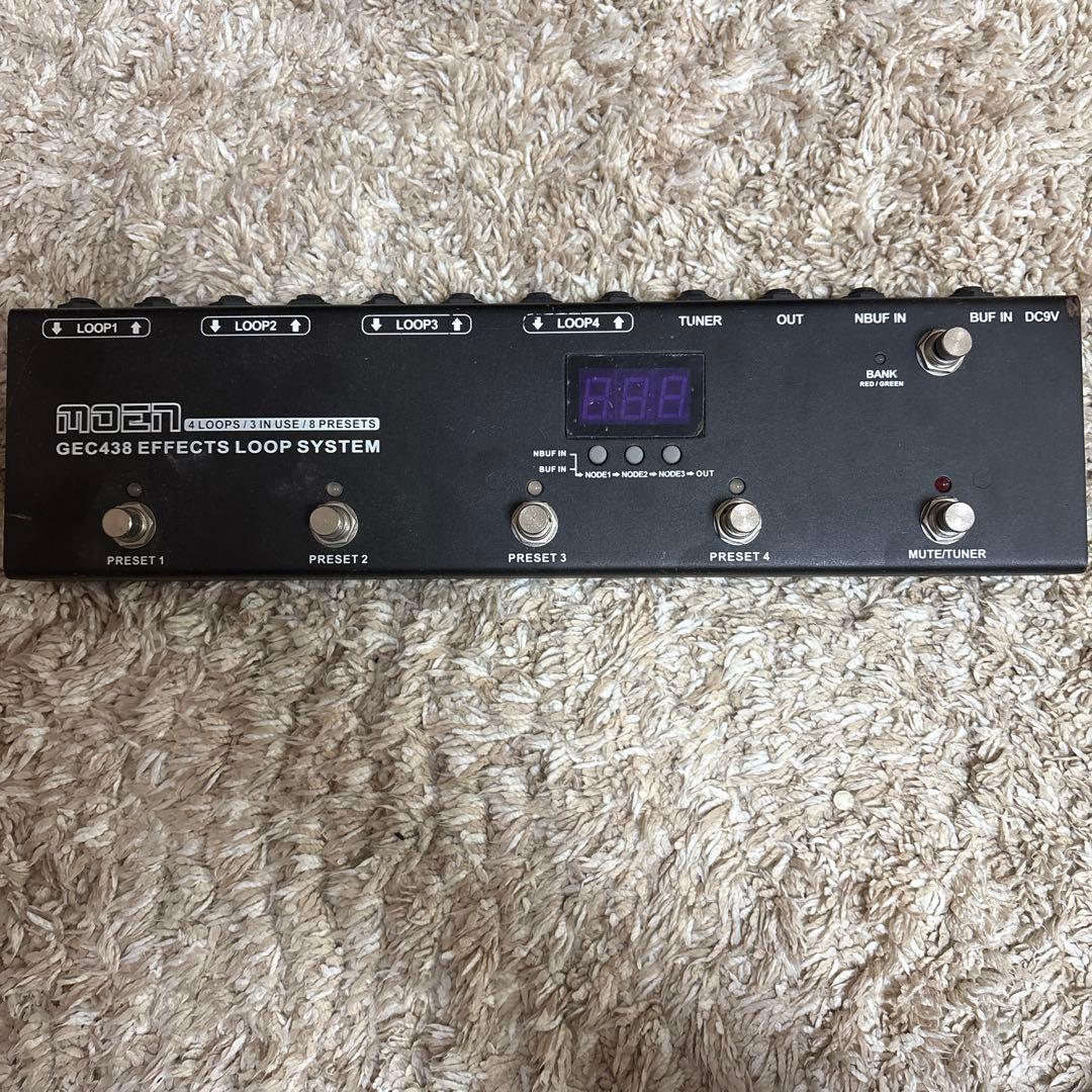 ギター MOOER GEC438 EFFECTS LOOP SYSTEM