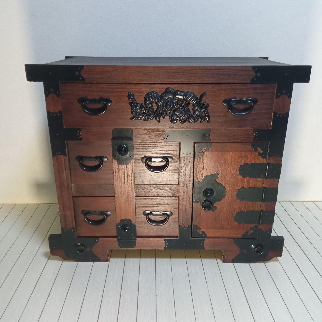 箪笥 船箪笥 タンス　木製家具 収納家具 キャビネット　からくり箪笥