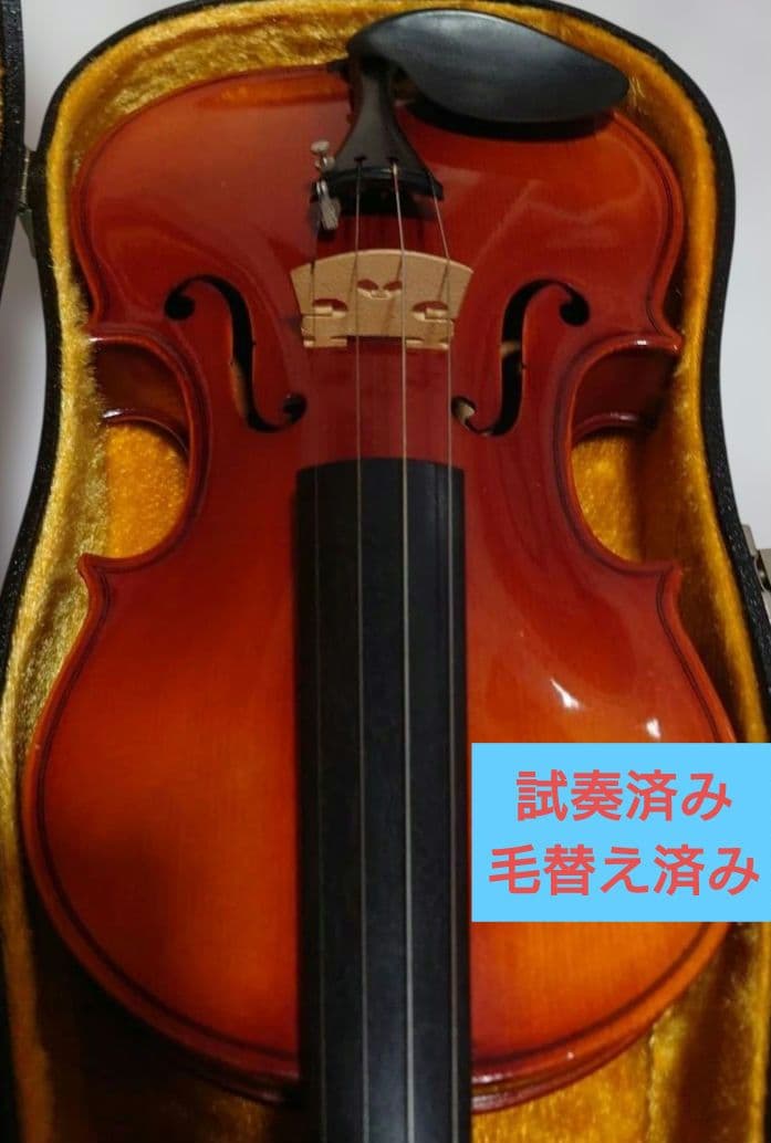高級 バイオリン 鈴木 No.280 4/4 証明ラベル有、弓ケース付 定価7万