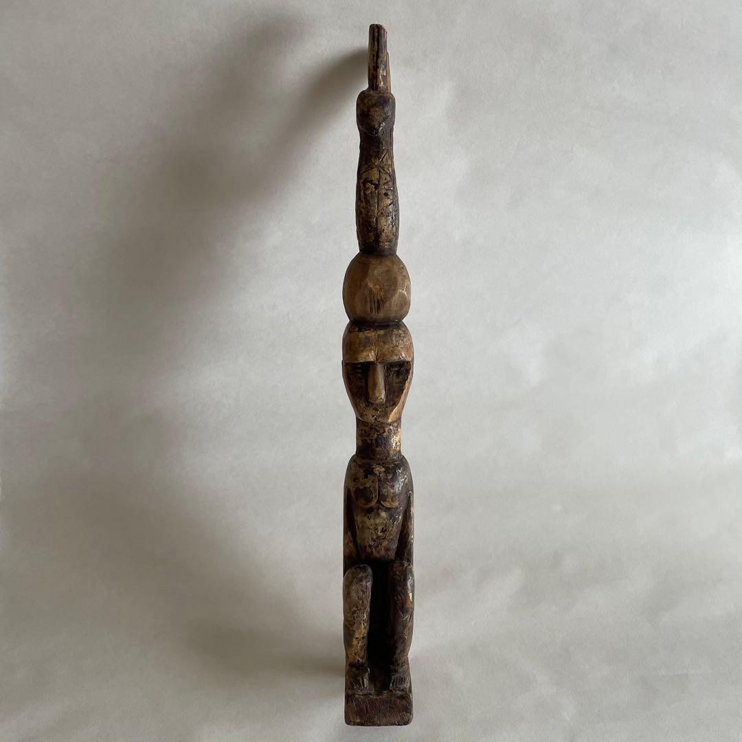 インドネシア　ティモール　木製彫刻　1970年代頃