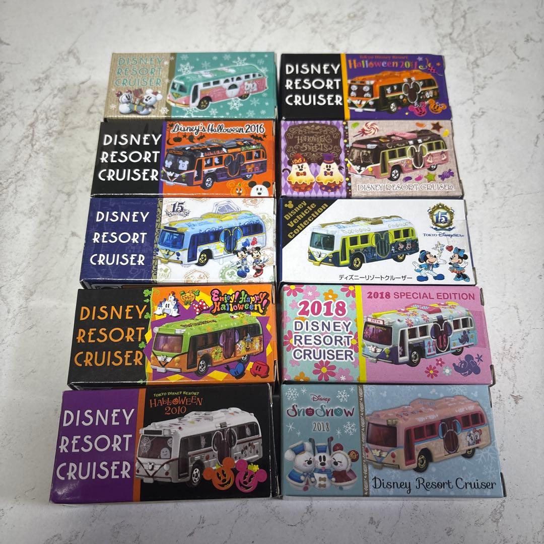 【10点セット】ディズニー　トミカ　リゾートクルーザー