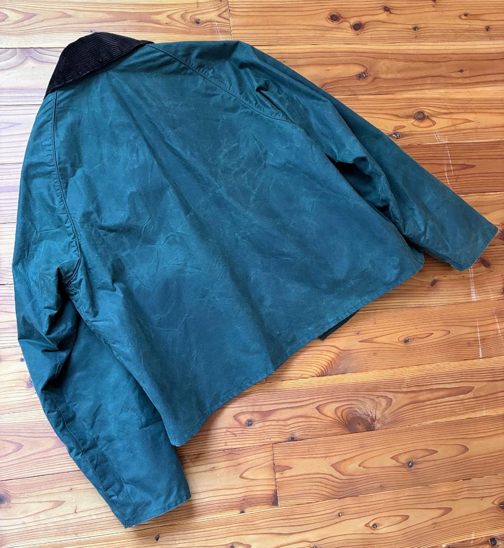 Barbour SPEY(スペイ) WAX JACKET セージグリーン L