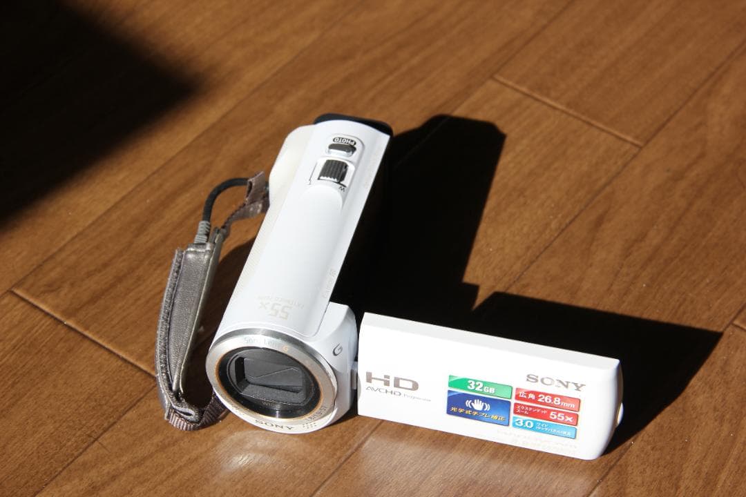 SONY HDR-CX390 ホワイト　ビデオカメラ　ソニー