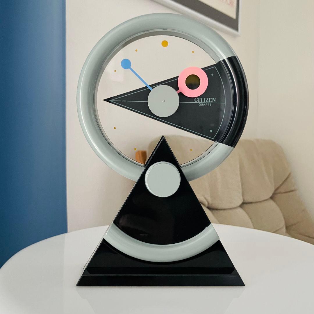 【専用です】 80'S ジャパニーズ・ポストモダン シチズン 置き型振り子時計