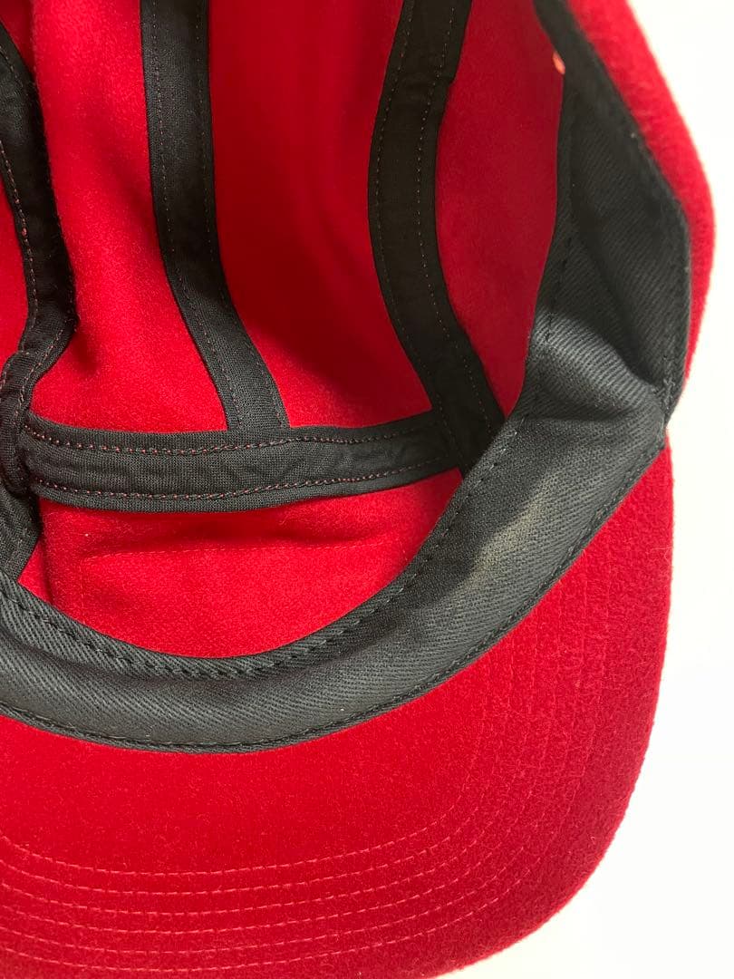 supreme wool camp cap red 赤　キャップ