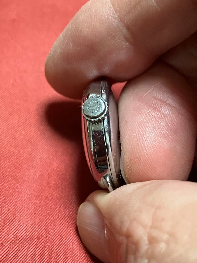 セイコー精工舎モリス10型二重防塵ケース入りパリス環ベルト着、問題ない稼働品