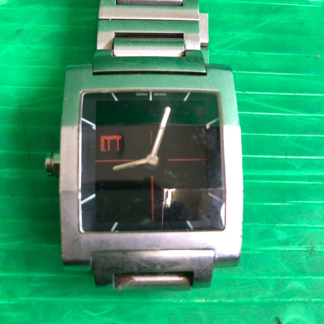 Dunhill ファセット クォーツ腕時計 四角形ケース 現状不動