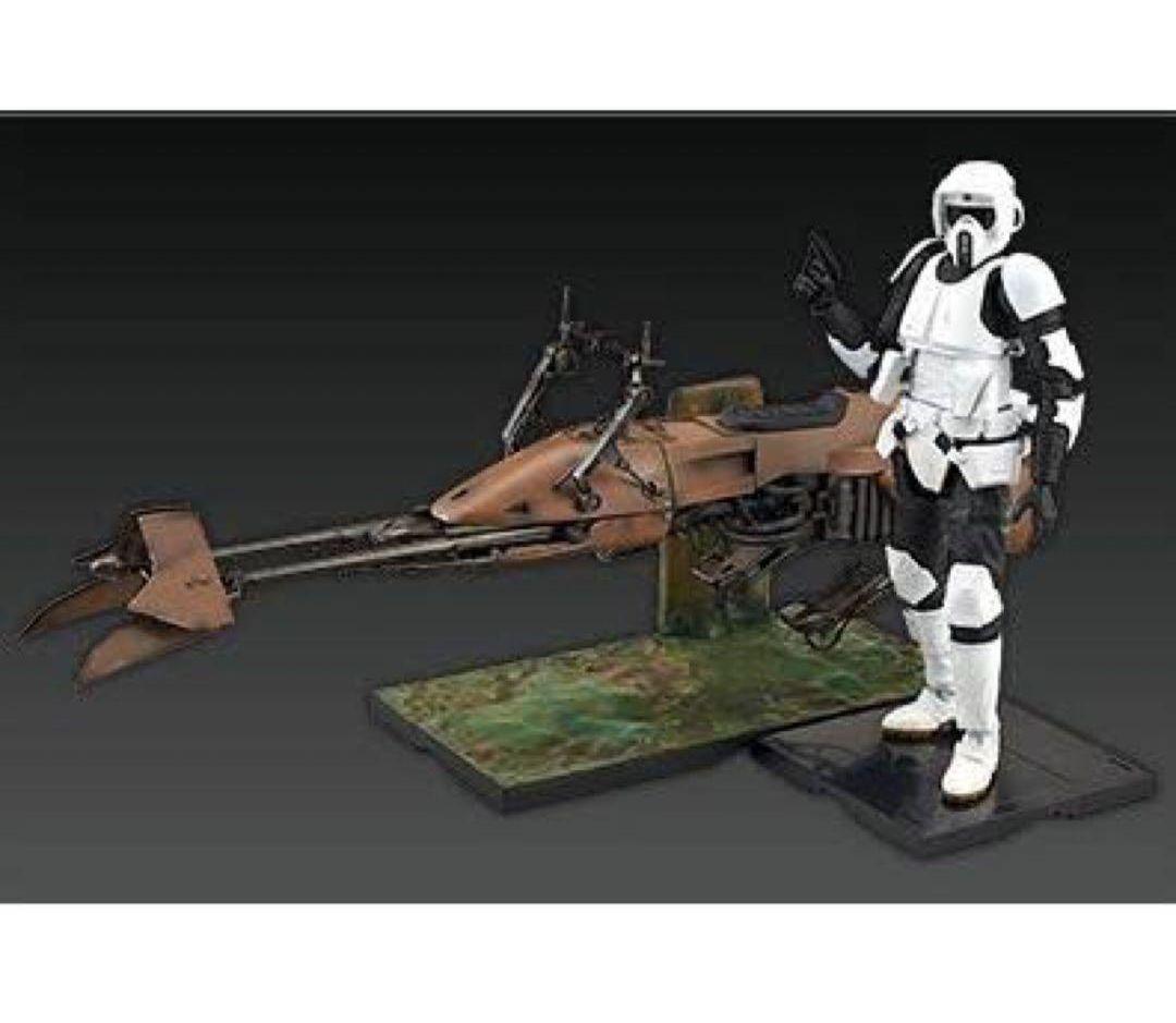 新品STAR WARS 1/12scale スカウトトルーパー&スピーダーバイク