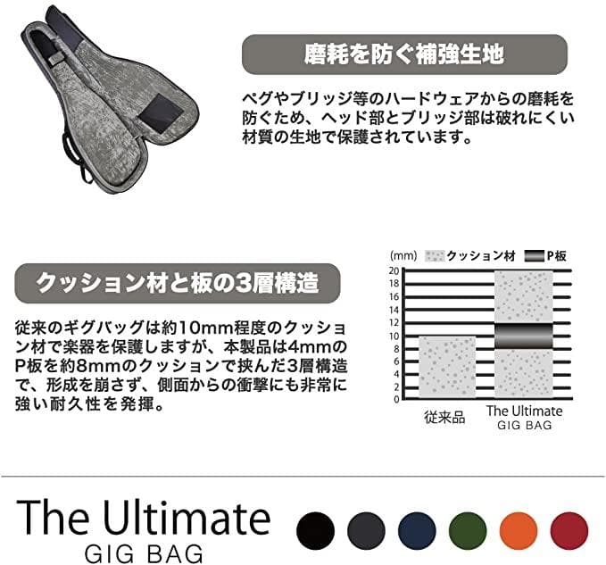 KC エレキギター用 ギグバッグ GB-EG1/BK