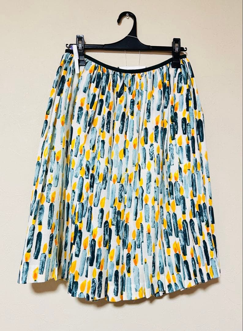 ミナペルホネン candle ギャザー フレア スカート