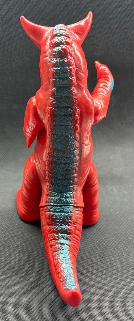 レトロ　ゴモラ　ブルマァク ソフビ スタンダードサイズ 赤色成形 ウルトラマン