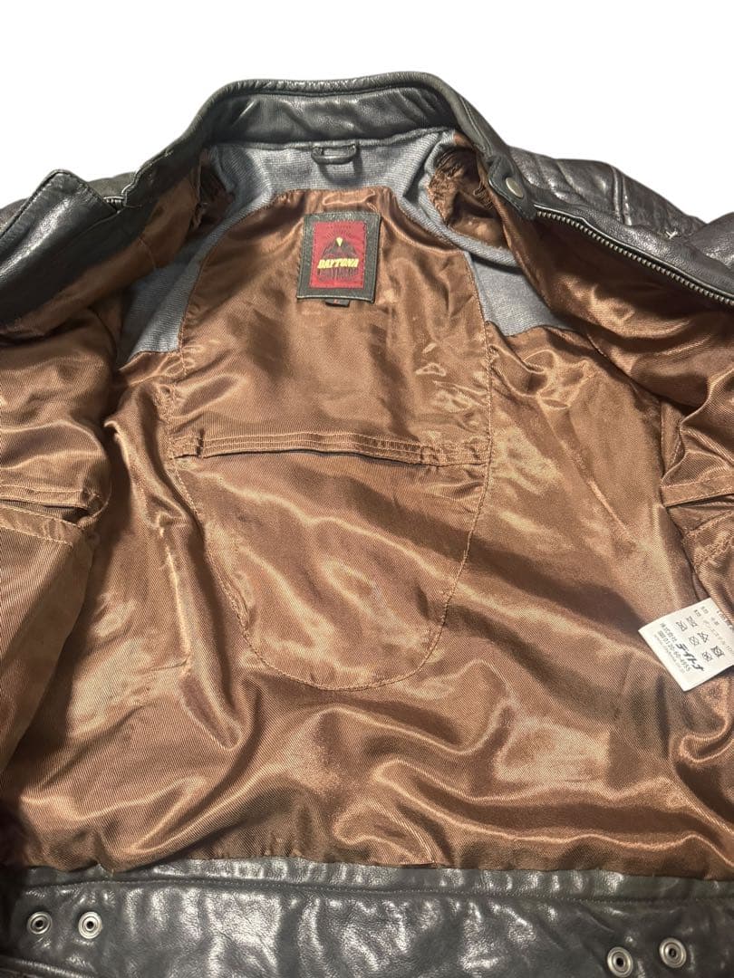 デイトナ カフェライダースジャケット DL-006 レザージャケット 牛革 L