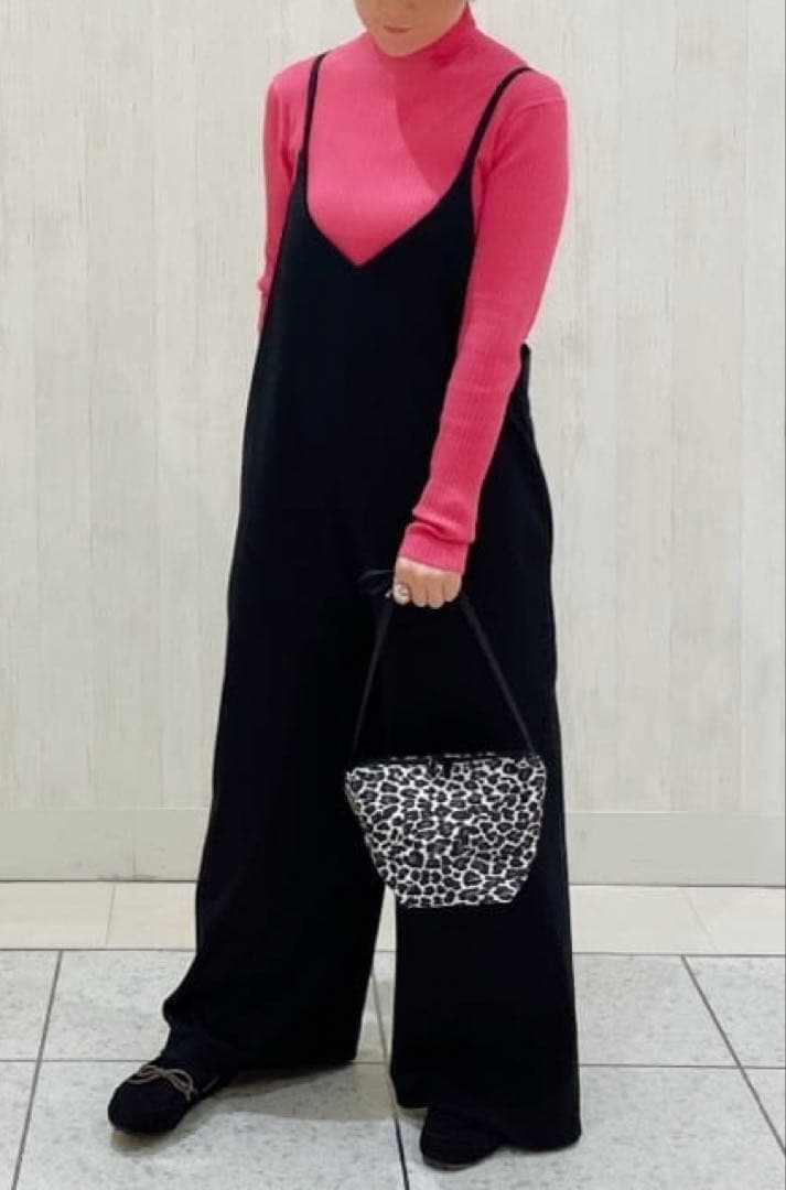 【美品】エルベシャプリエ　2885F パンサーブラン　ポシェット　Sサイズ　白黒