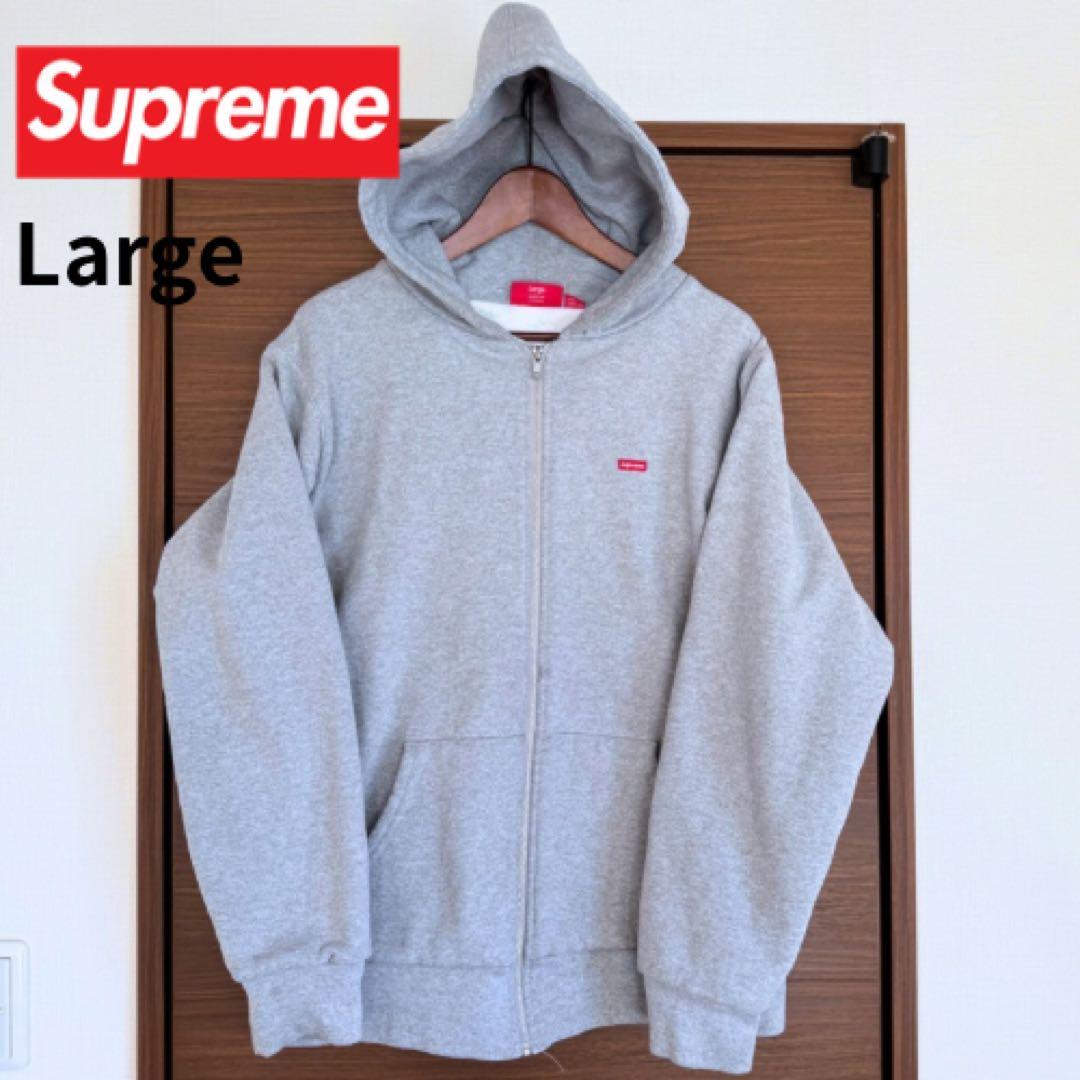 【希少】Supreme 花柄サーマル ジップパーカー L グレー 美品