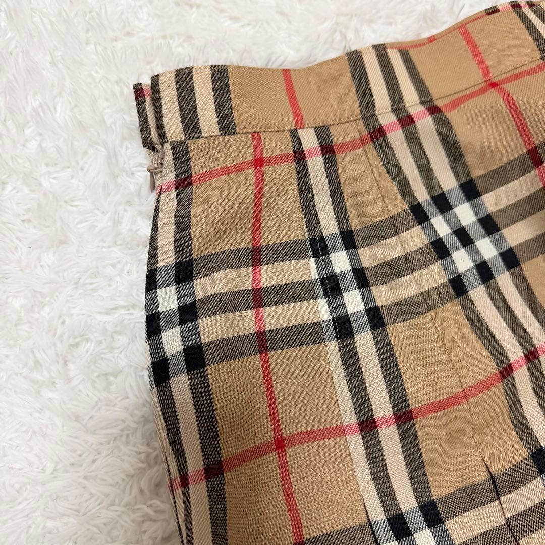 良品 BURBERRYS プリーツスカート ノバチェック