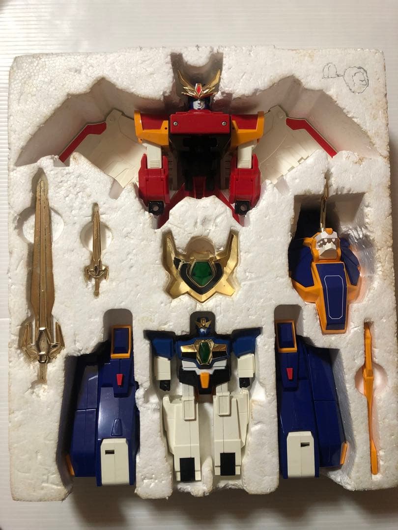 完備品　TOMY トミー　超無敵合体ゴッドライジンオー　当時物