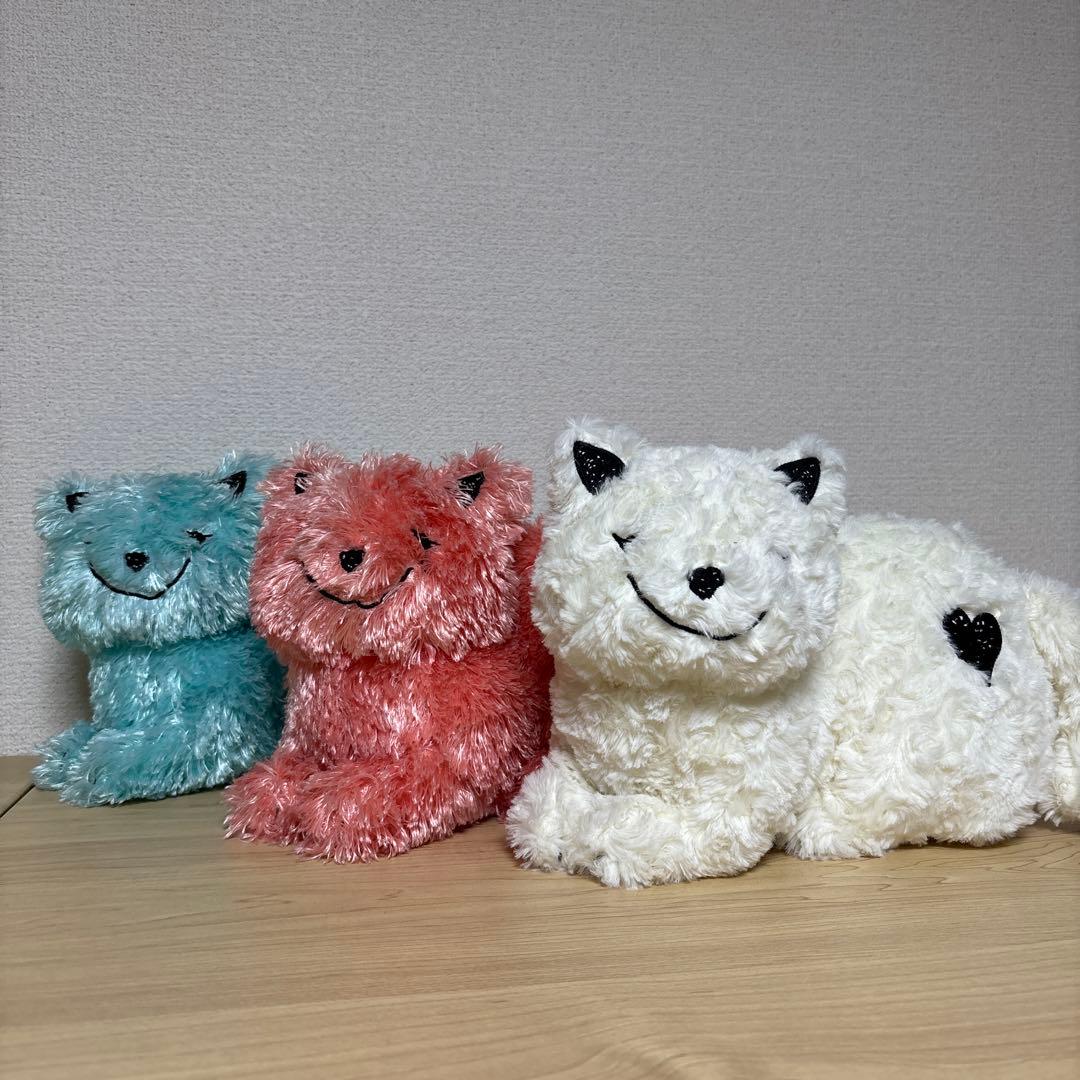 米津玄師　リイシューねこちゃん　ぬいぐるみ 3個セット