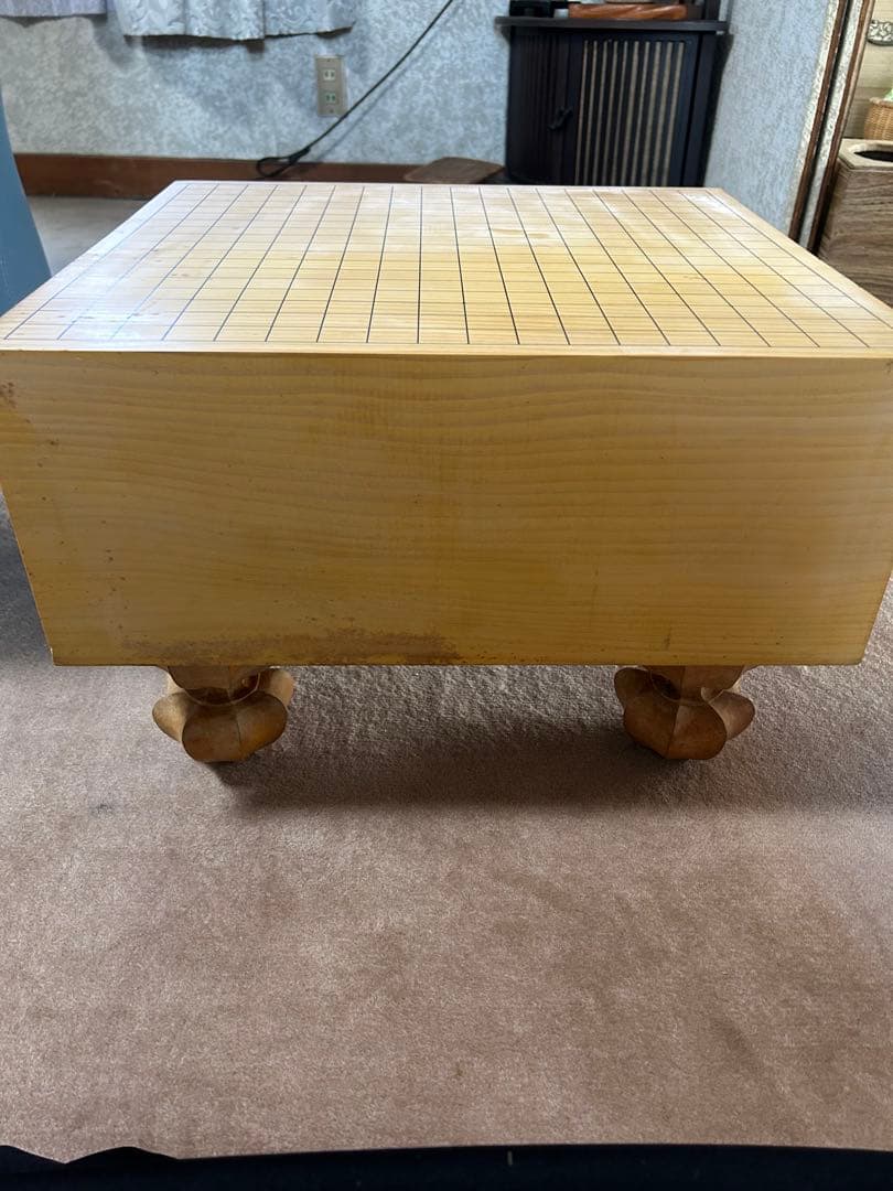 木製囲碁盤 脚付き 約45cm