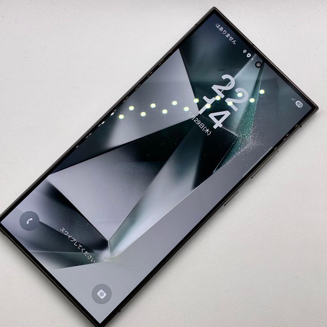 【美品】Galaxy S24 Ultra 256GB チタニウムグレー08888
