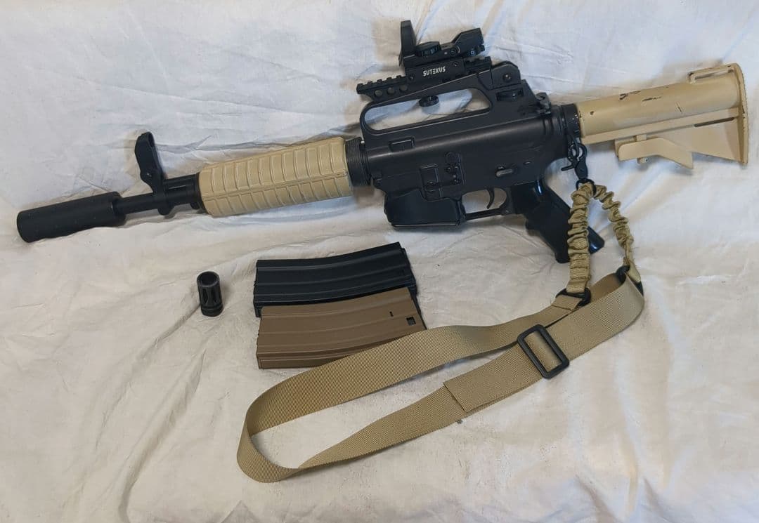 東京マルイ　スタンダード電動ガン　M733コマンド　外装カスタムm4