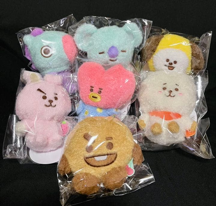 BT21 フルーツ ビーンドール 全セット