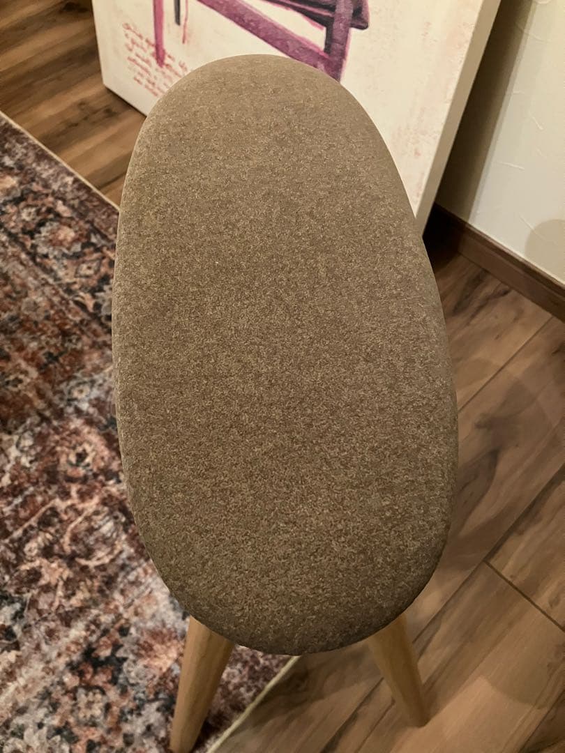 【極美品・完品】ナガノインテリア スツール 木製 コッペスツール