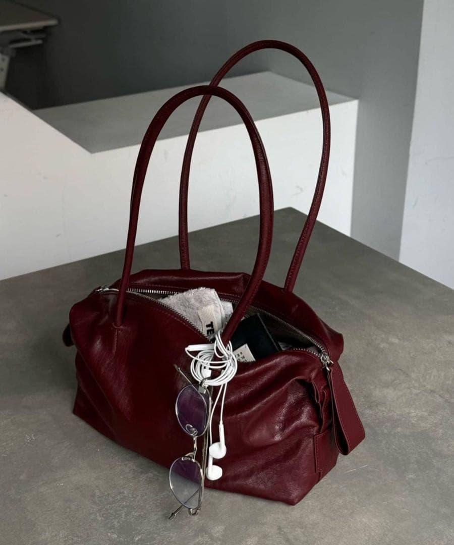 ear PAPILLONNER ロングハンドルボストンバッグ