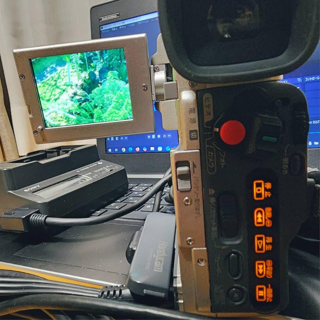 【動作確認済】高画質 SONY MiniDV ビデオカメラ DCR-PC10
