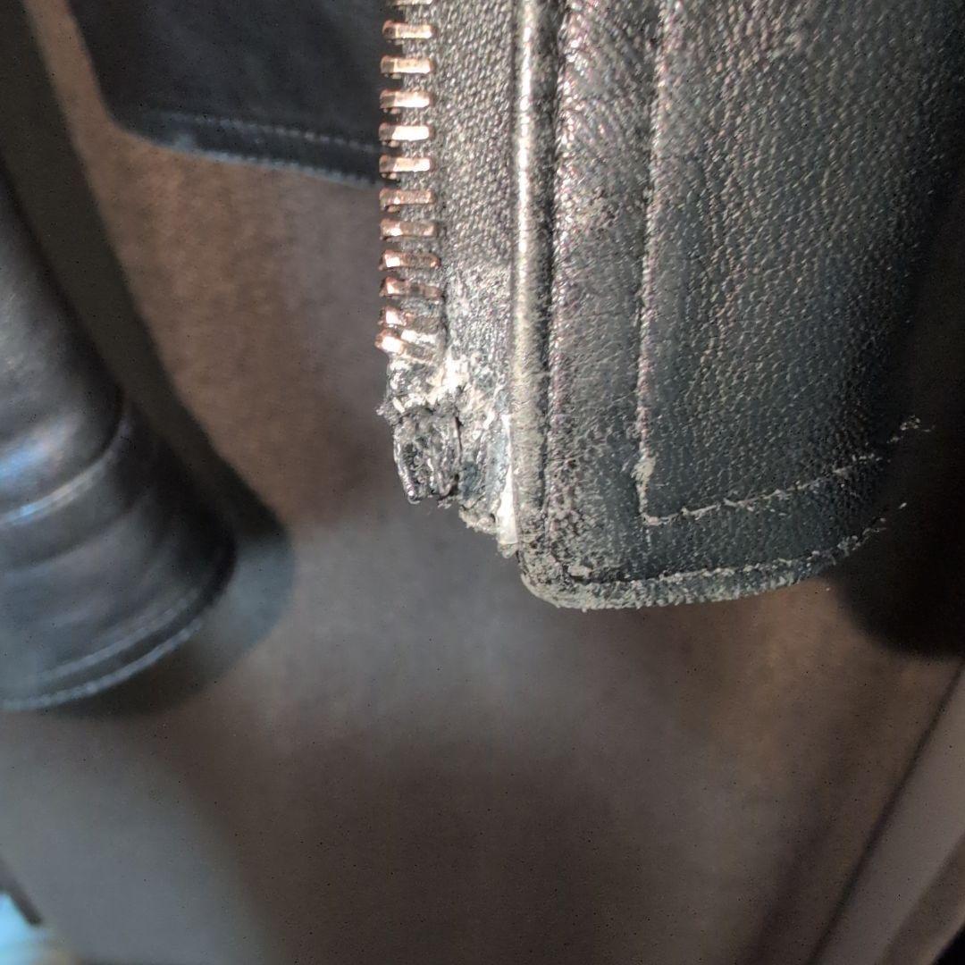 48サイズ EMMETI ラムレザー　シングル　ジャケット　黒　JURI