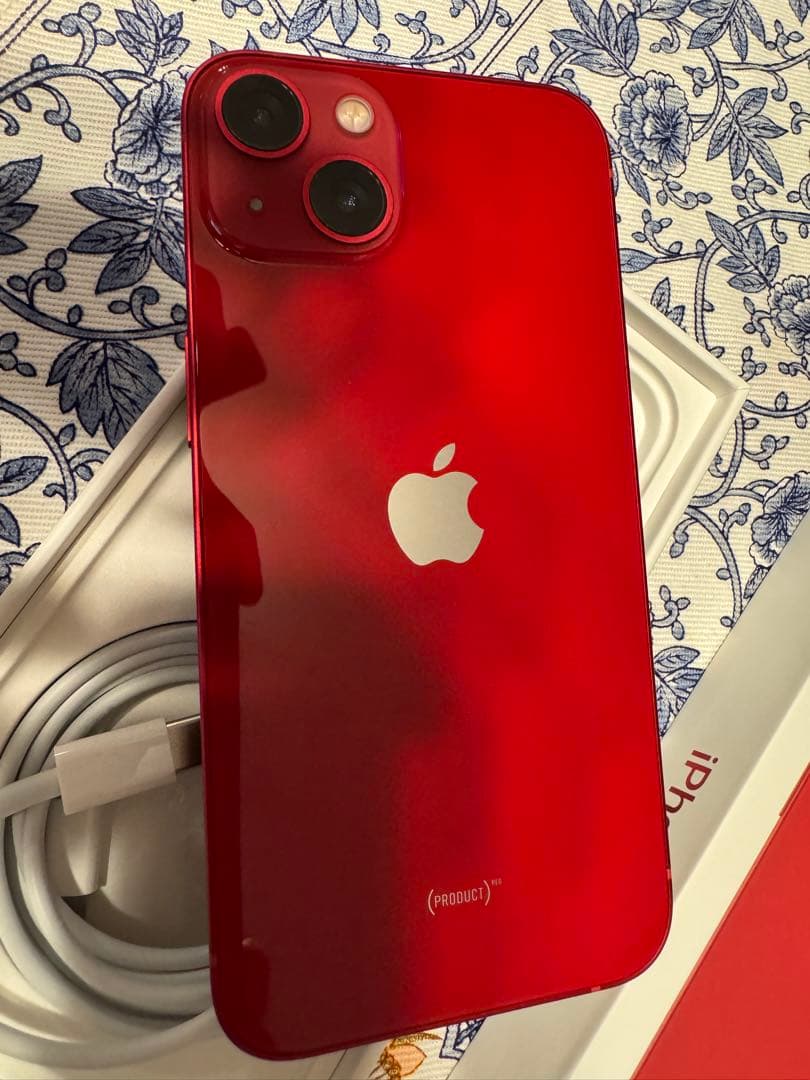 Apple iPhone 13 128GB レッド（箱&ケーブル付）