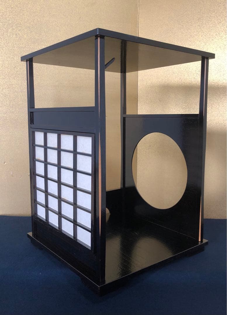 《R》茶道具 吉野棚 組立式 塗師 表恵作 共箱 260105か4