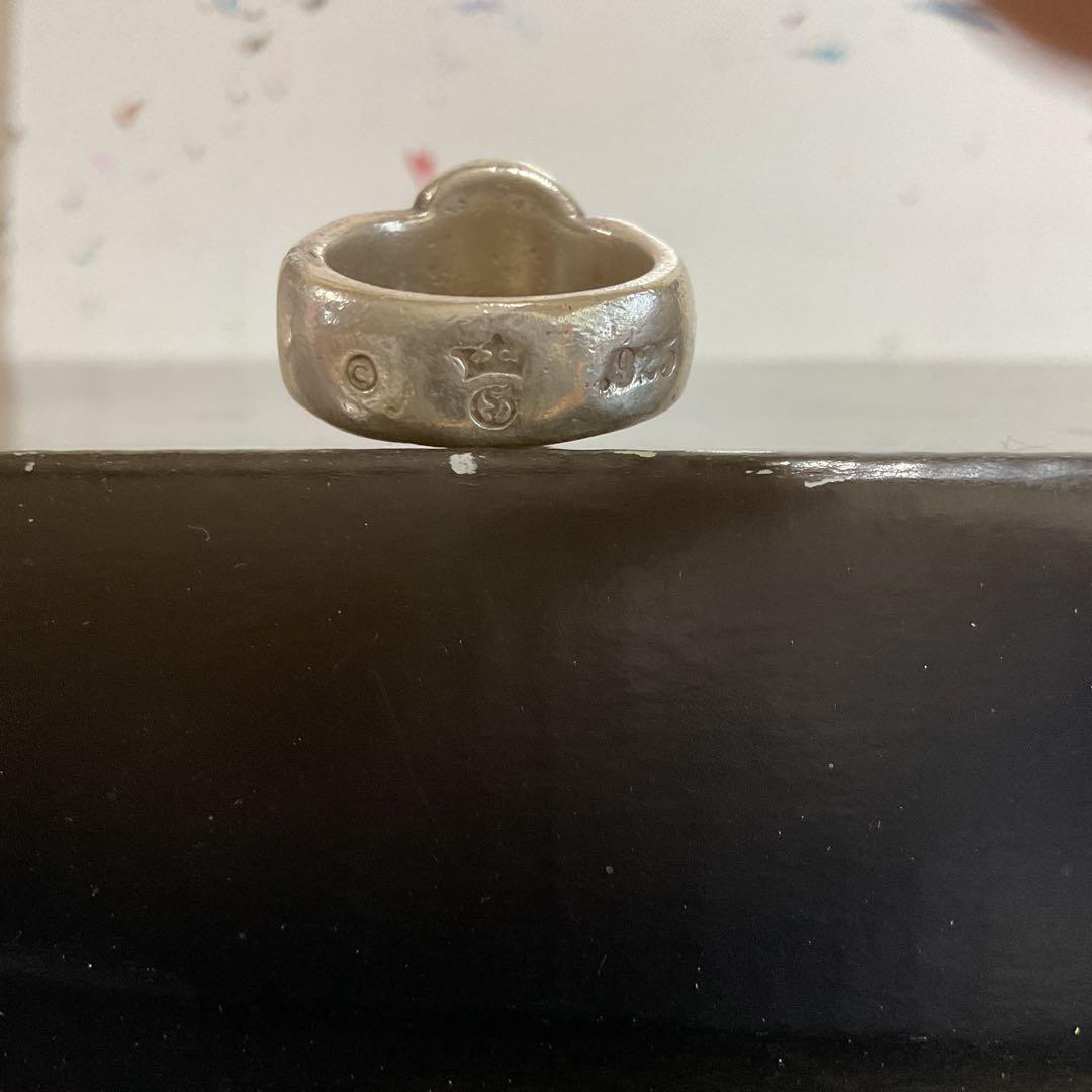 ガボール　スカルシルバーリング