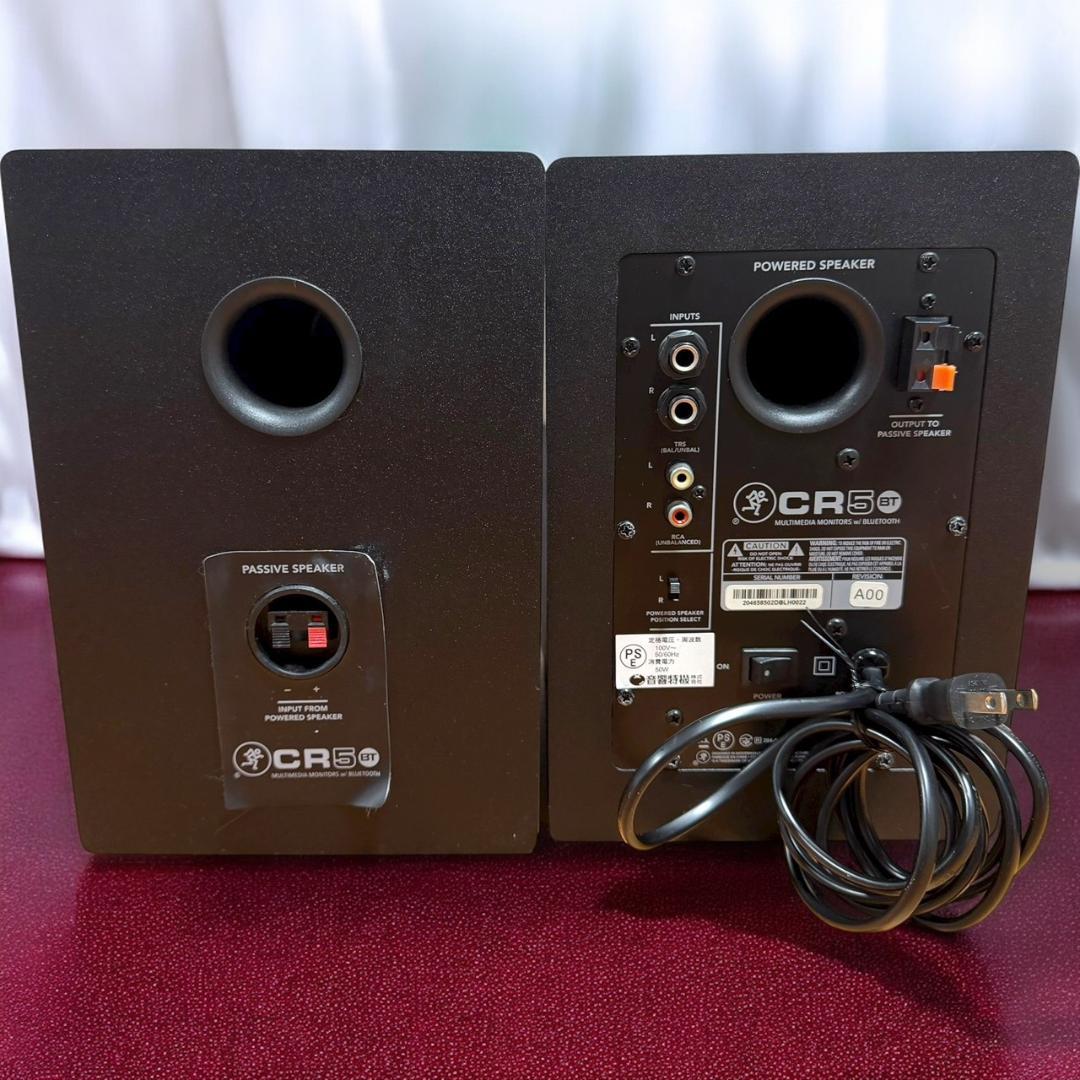 ☆極美品 MACKIE CR5BT ペア Bluetooth モニタースピーカー