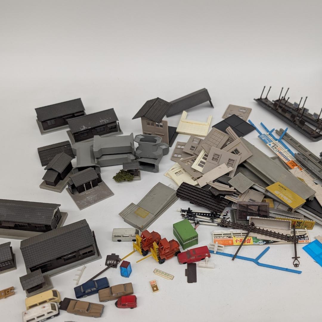 鉄道模型用 ジオラマ 解体品 部品 ジャンク 建物等 大量セット TOMIX 他
