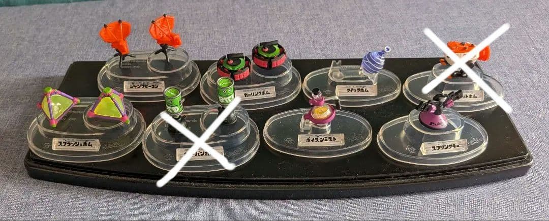 スプラトゥーン2 ブキコレクション サブウェポン編 6個＋αセット