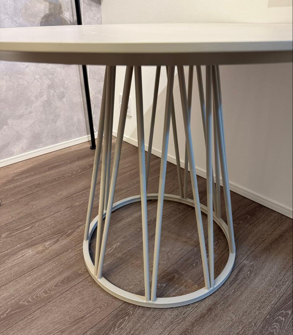 【タイムセール】丸テーブル 100cm高圧メラミン天板