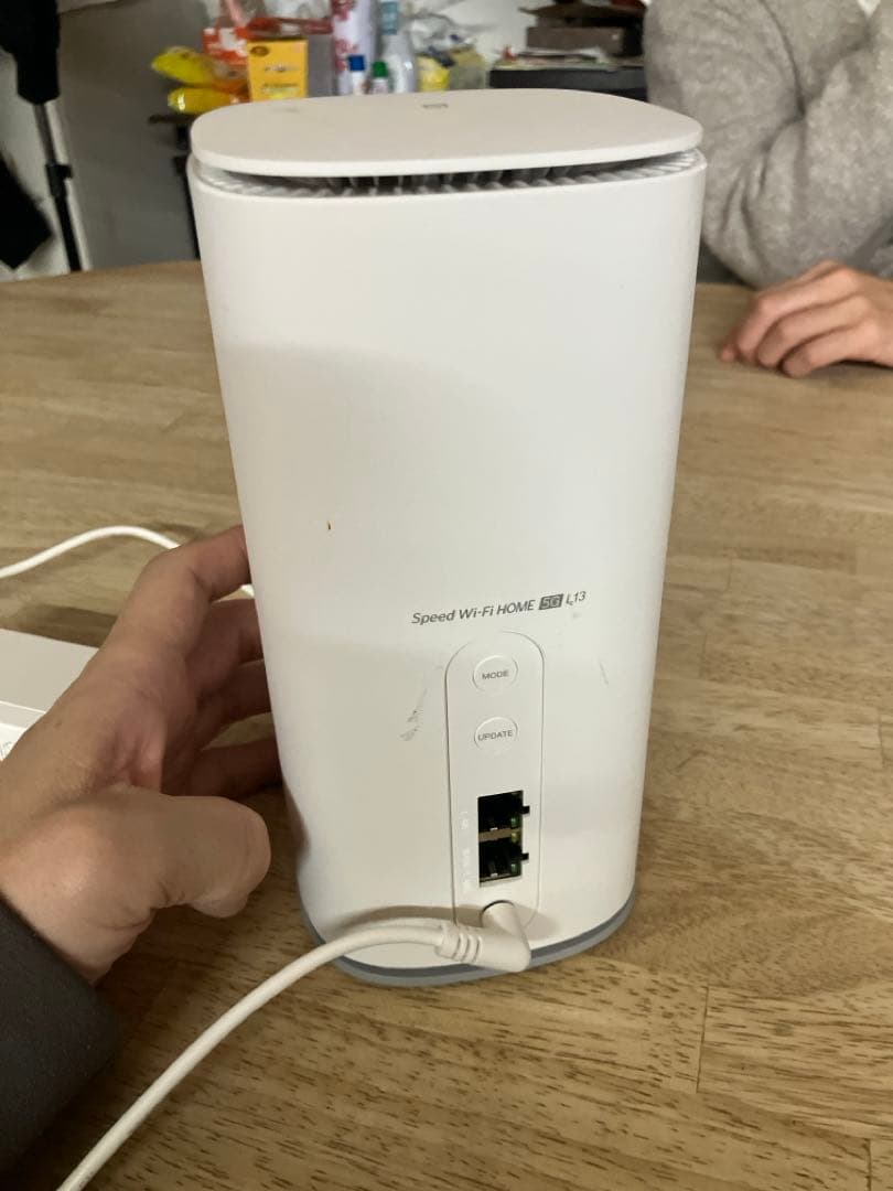 Speed Wi-Fi  5ＧL13 無線LANルーター ホワイト動作品