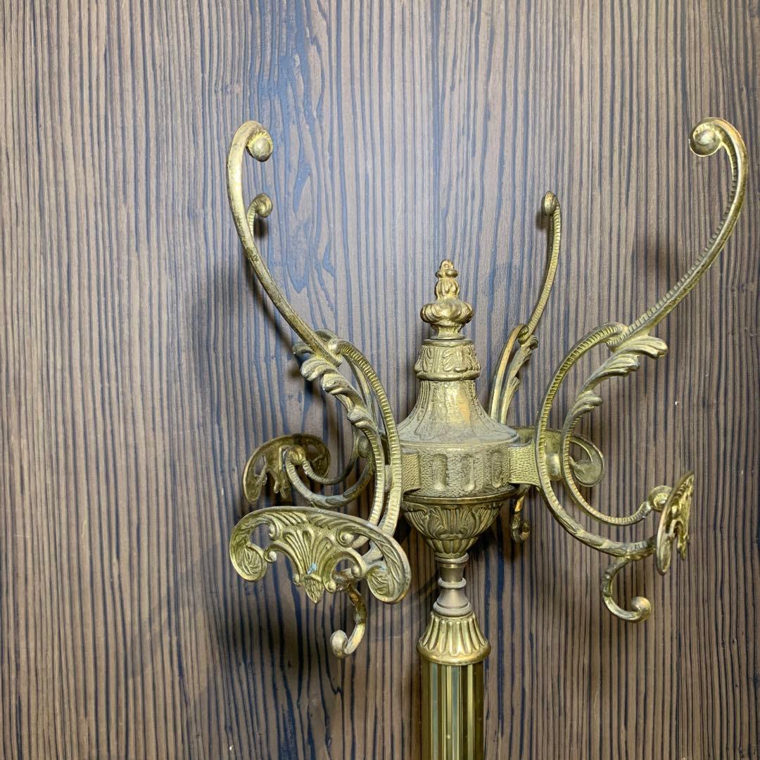 イタリア　アンティーク　ポールハンガー