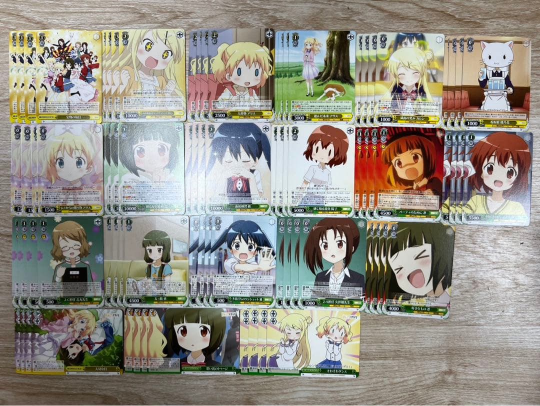 ヴァイスシュヴァルツ　きんいろモザイク TDノーマル4コン込RR以下4コン