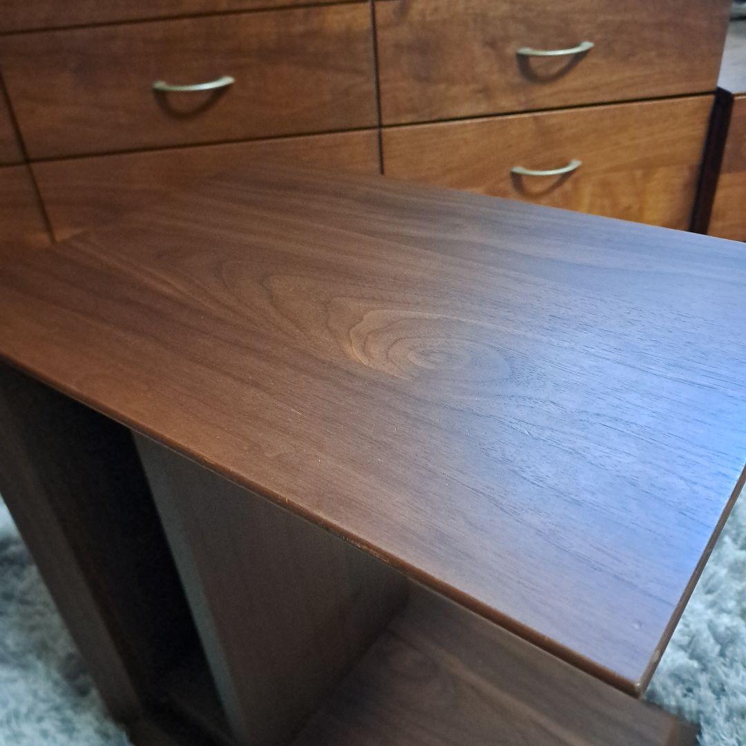 富士ファ二チア　サイドテーブル　ウォールナット