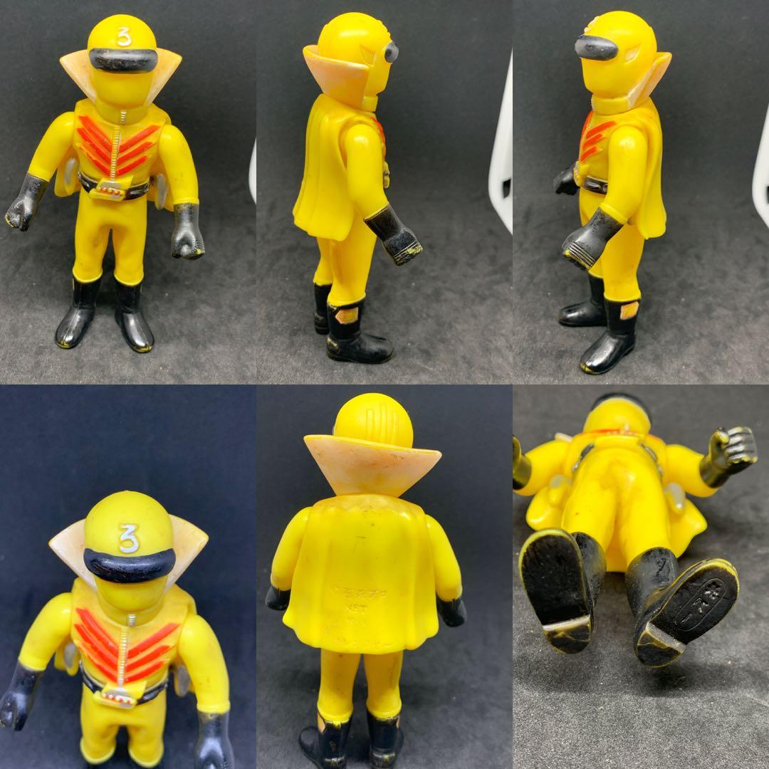 ポピー 秘密戦隊ゴレンジャー キレンジャー モモレンジャー 当時物 5体セット