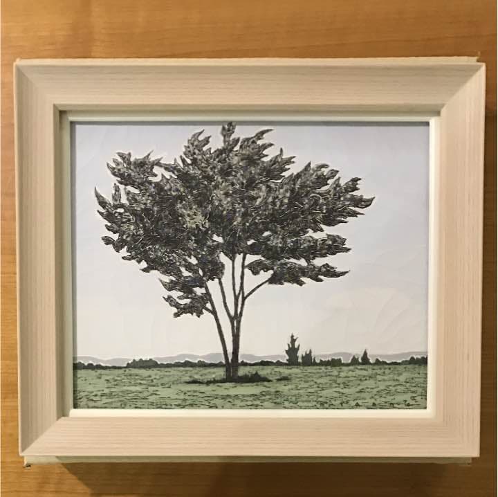 丹野真禎 日本画 若樹